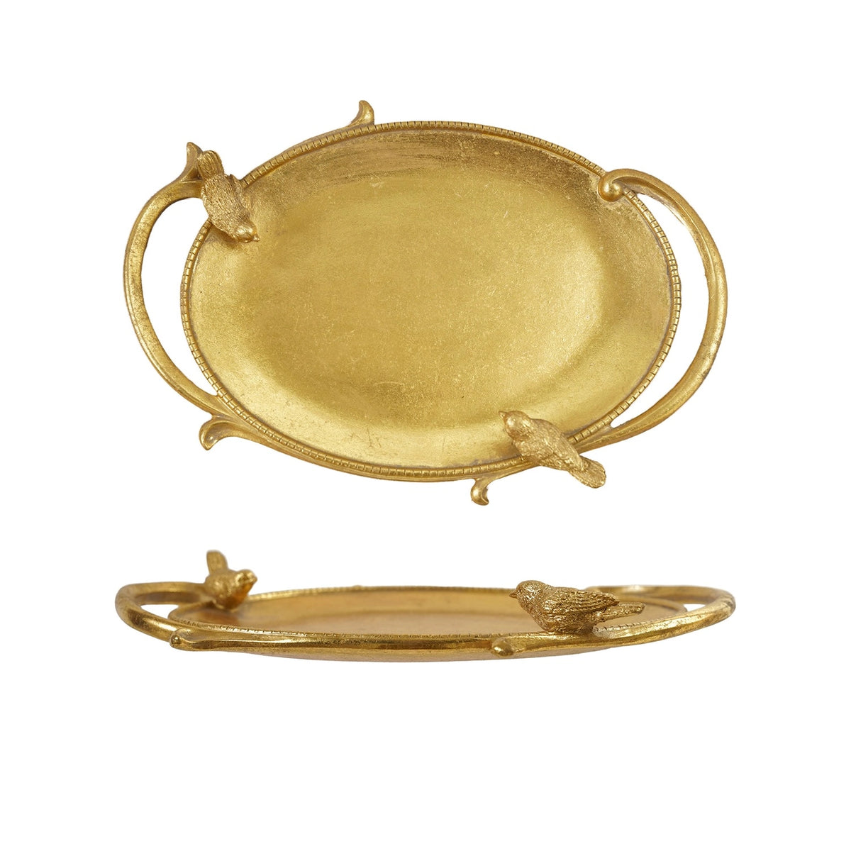 Decorative Gold Bird Tray