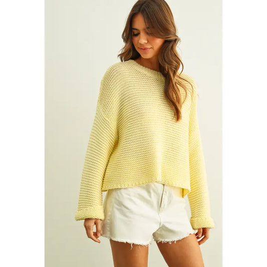 Pastel Yellow Sweater