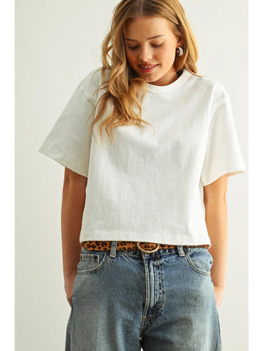 White Linen Top