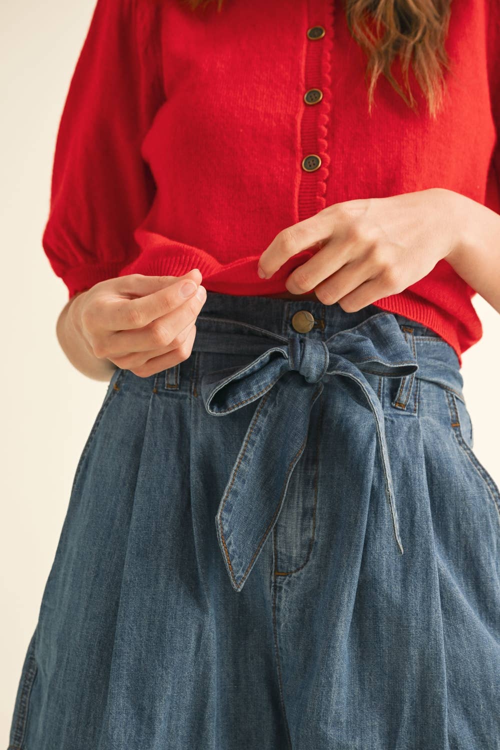 Puff Short Sleeve Cardigan