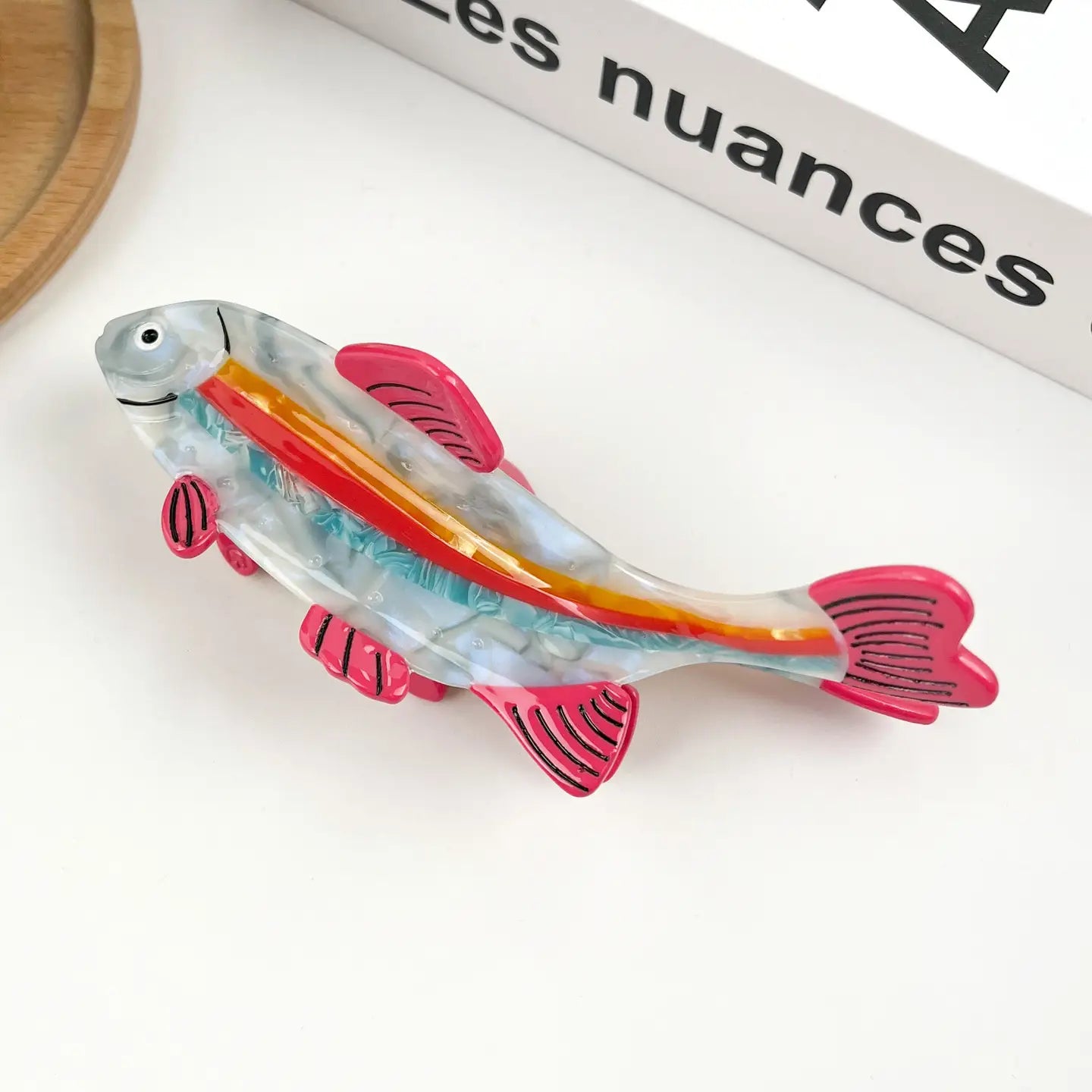 Colorful Fish Claw Clip