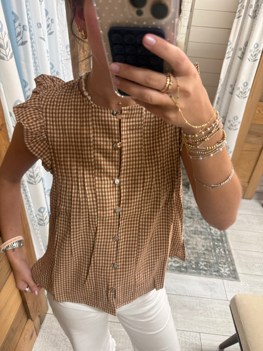 Gingham Love Top