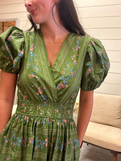 Floral Tiered Maxi Dress