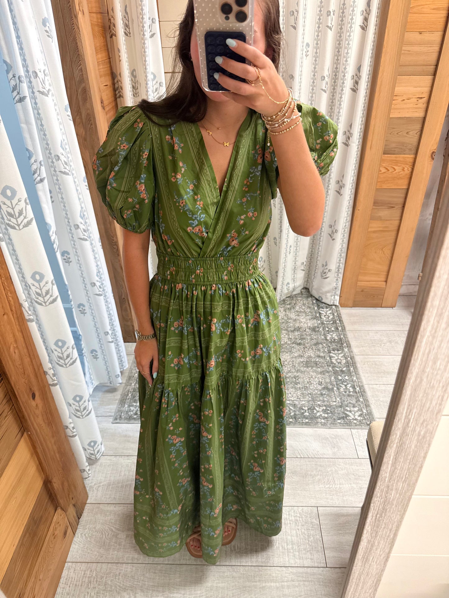 Floral Tiered Maxi Dress