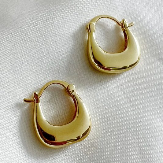 Shaina Hoops Earrings Gold Filled
