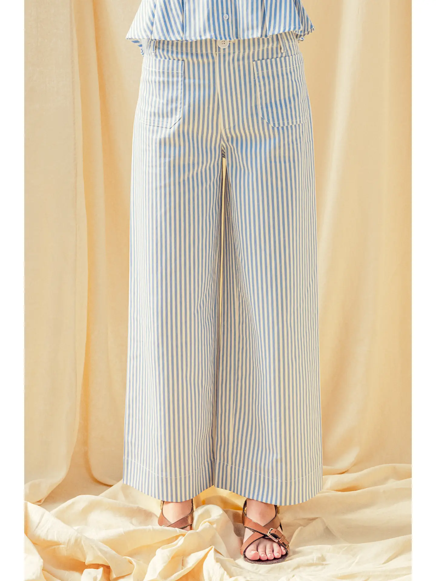 Stripe Pocket Front Pants