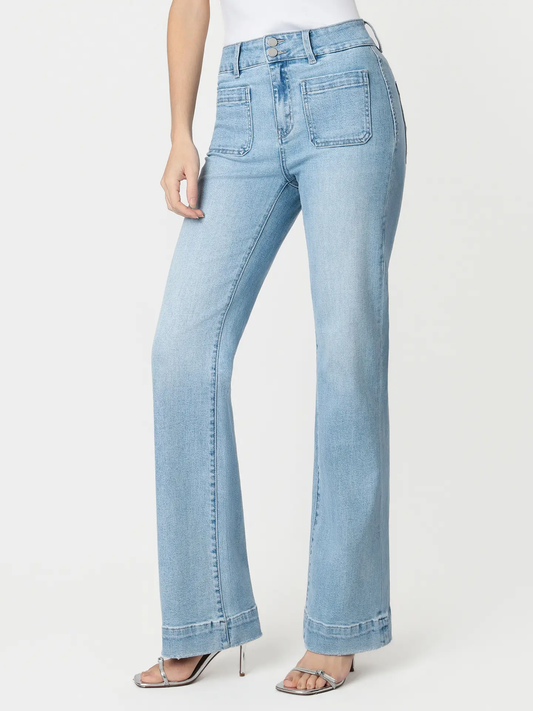 90's Vintage Super High Rise Flare Jeans