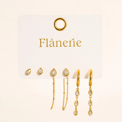 Drop earring set