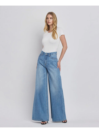 High Rise Wide Leg Jeans