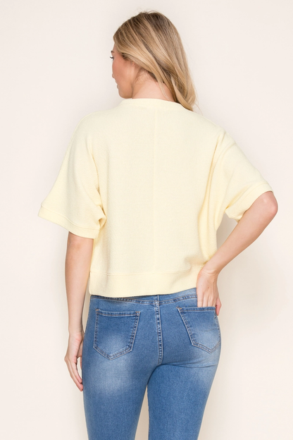 Banana Knit Top