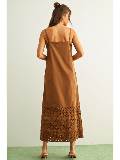Broder Embroidery Dress