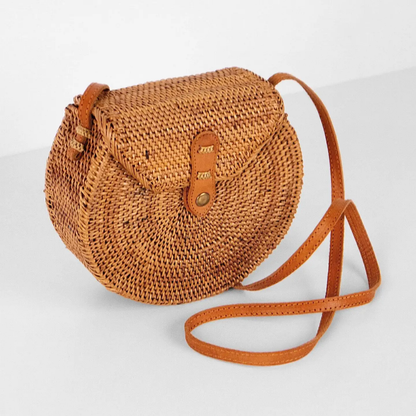 Round Flap Purse