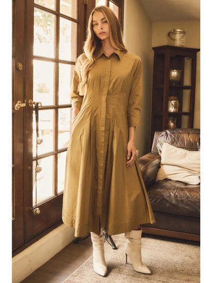 Button Front Dress