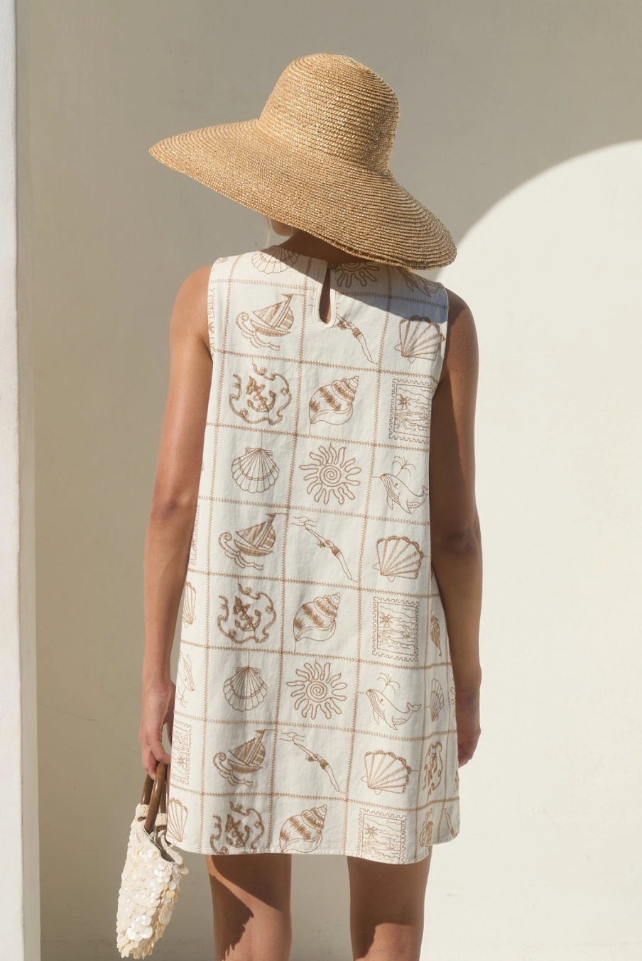 Sleeveless Mini Coastal Dress