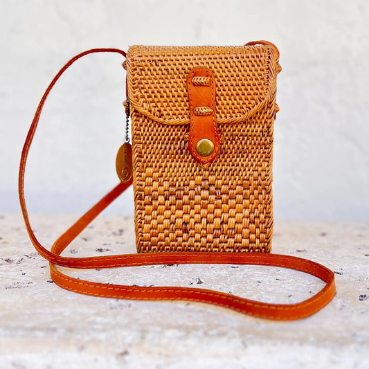 Ata Vine Cell Phone Crossbody Bag