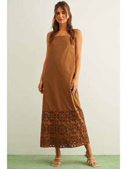 Broder Embroidery Dress