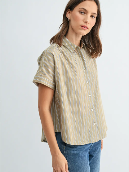 Stripe Dolman Shirt