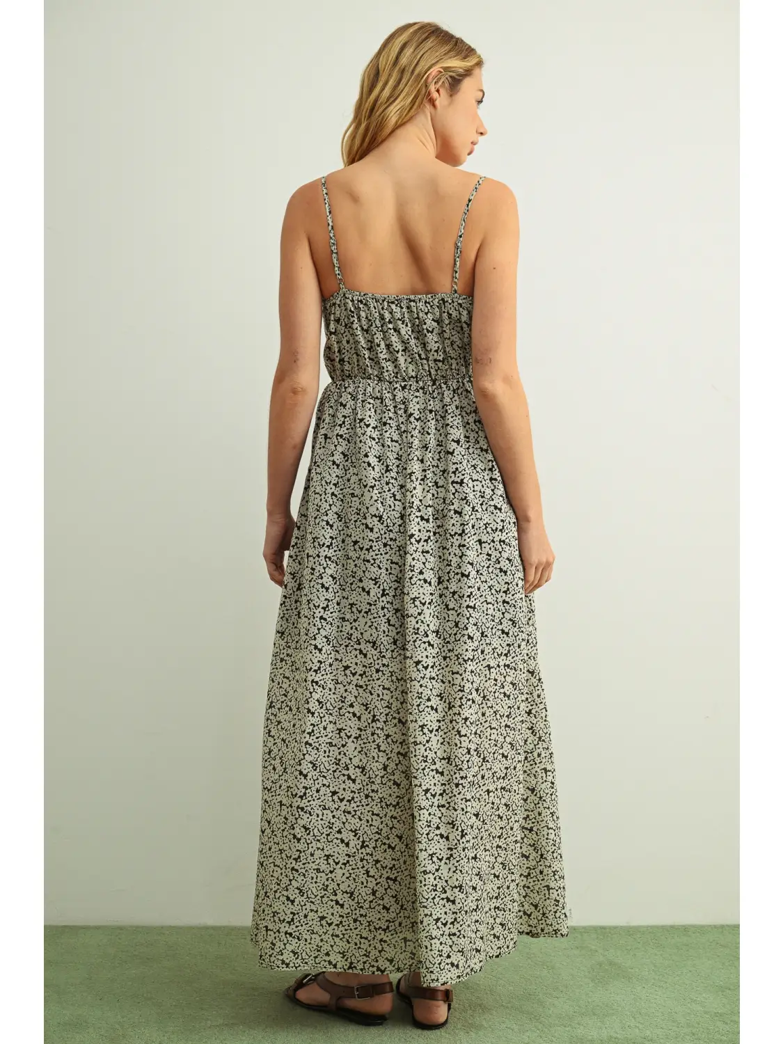 Floral Print Maxi Dress