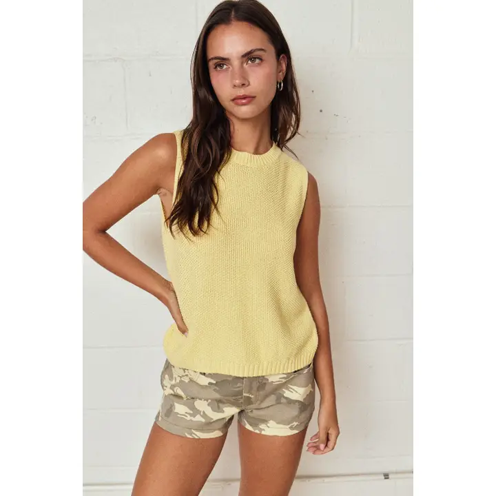Knit Tie Back Top