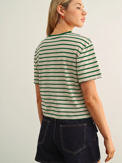 Stripe Green Tee