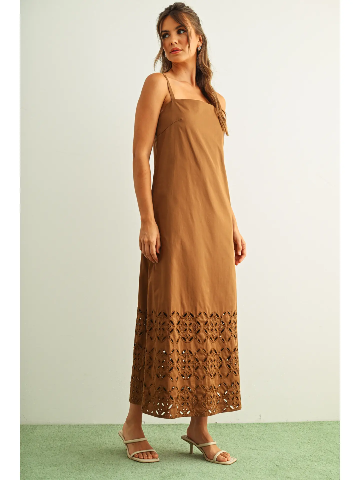 Broder Embroidery Dress