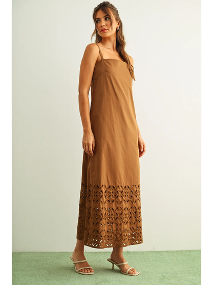 Broder Embroidery Dress