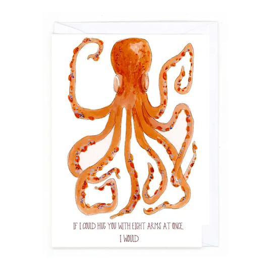 "Eight Arm hug" Card