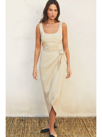 Heaven Midi Wrap Dress