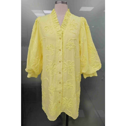 Yellow Floral Dress