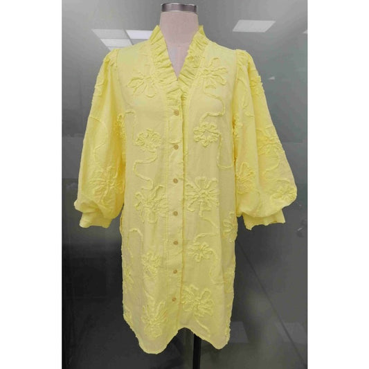 Yellow Floral Dress