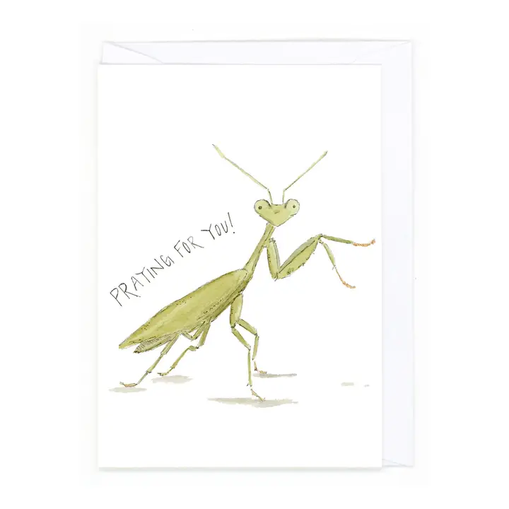 "Praying Mantis" Card