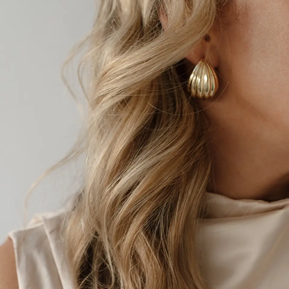 Textured Statement Earrings