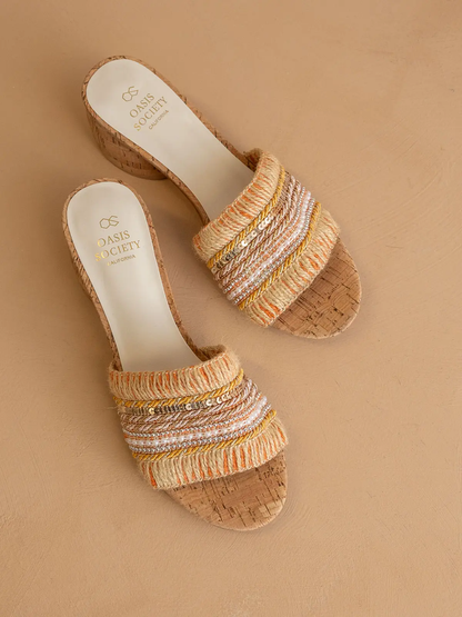 The Tulum Orange Sandal