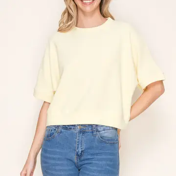 Banana Knit Top