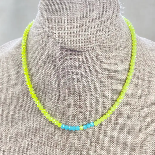 Limeade Beaded Necklace