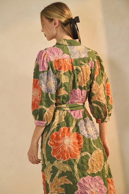 Floral Shirt Dress