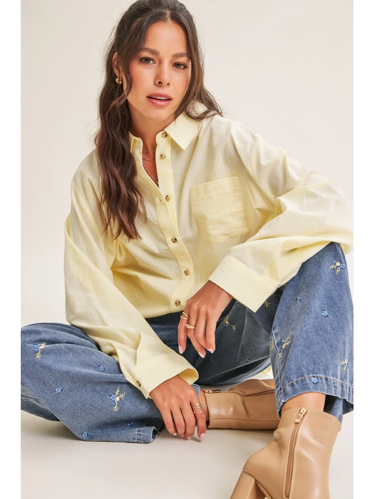 Sunshine Oversized Boyfriend Shirt