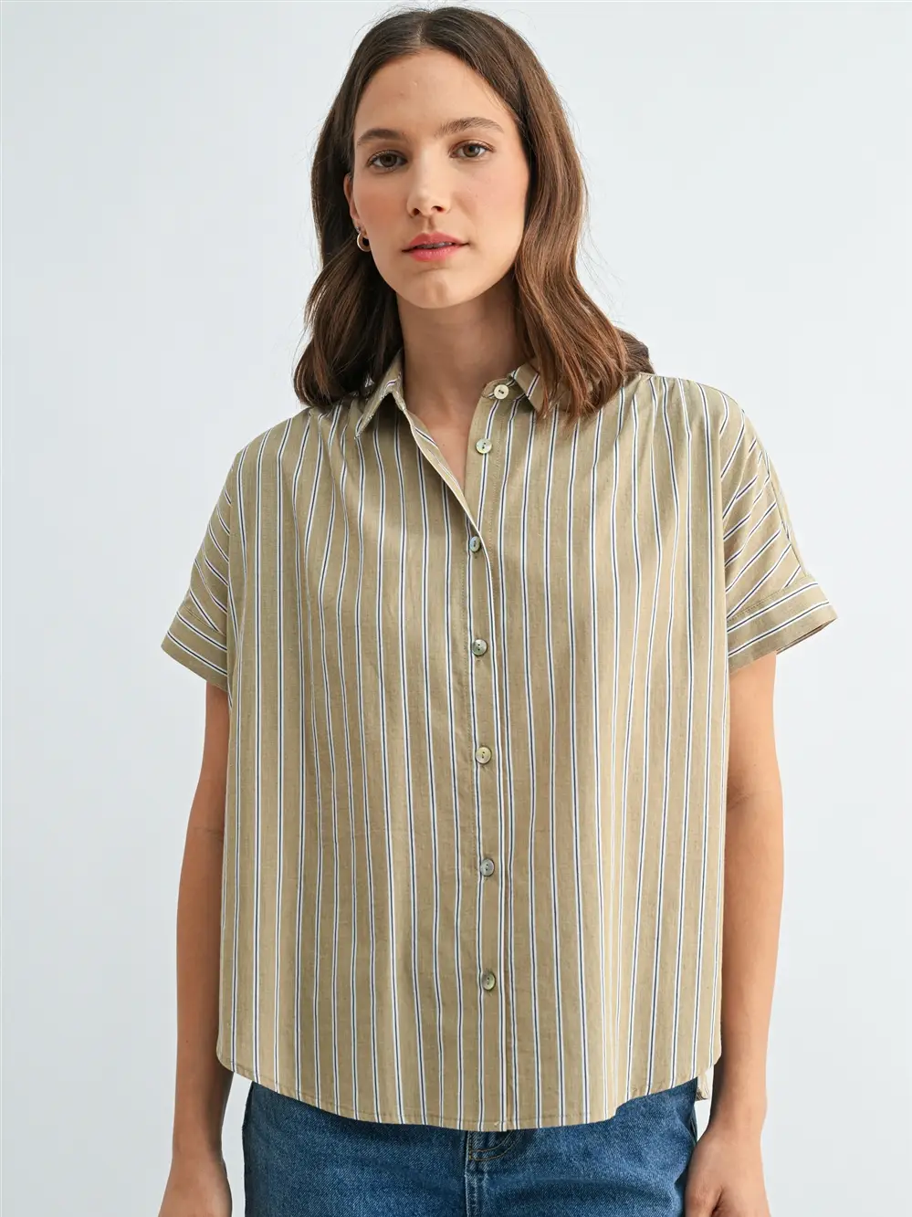 Stripe Dolman Shirt