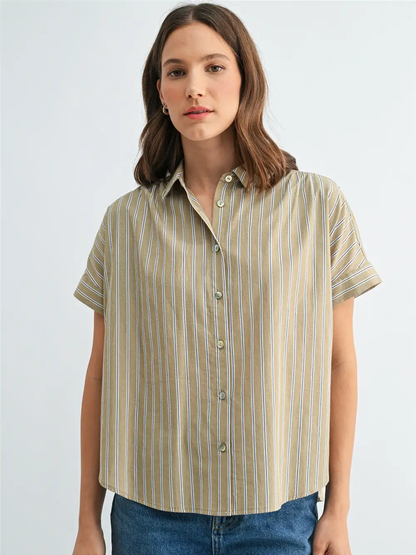 Stripe Dolman Shirt