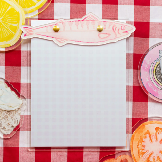 Pink Sardine Small Notepad
