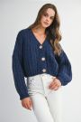 Navy Knit Sweater