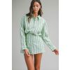Green Striped Top