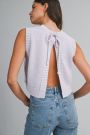 Lavender Knit Top