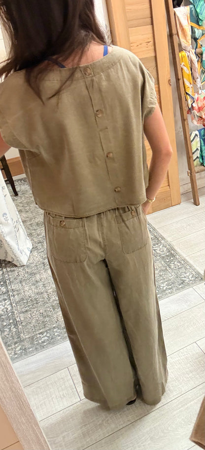 Just Go Olive Pants