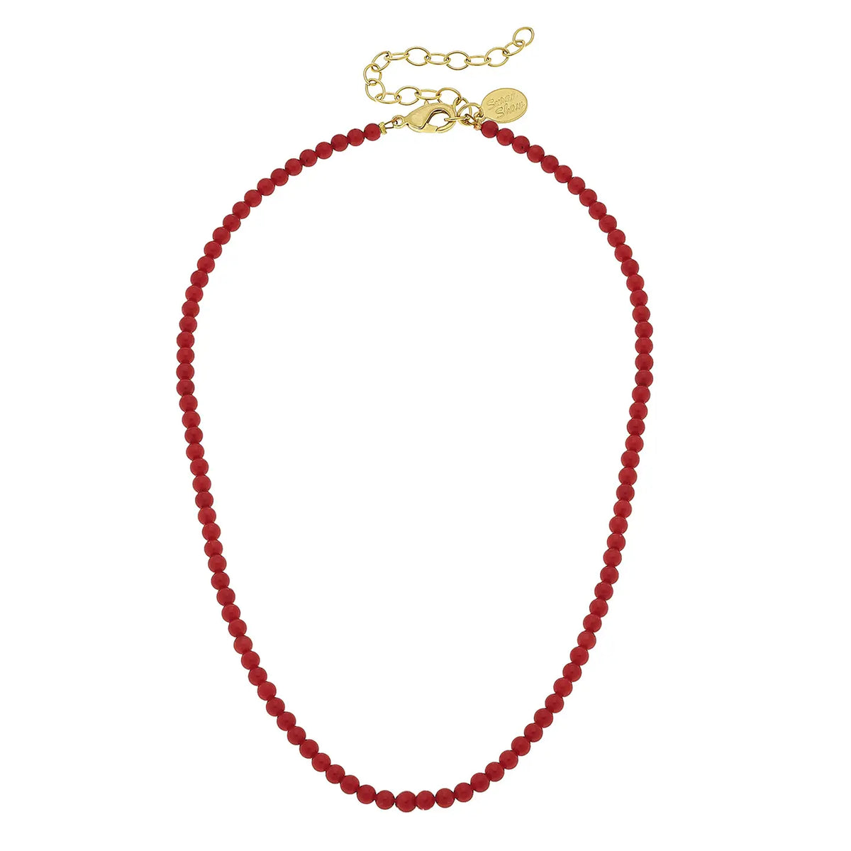 Alys Necklace- Red Coral