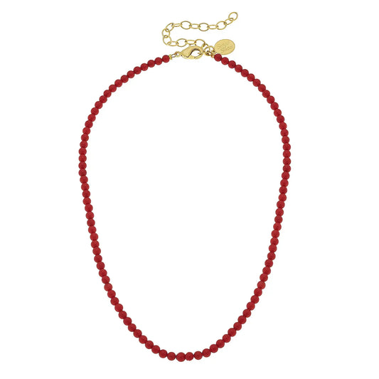 Alys Necklace- Red Coral