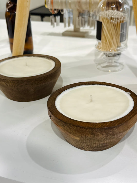 Through the Pines Single Wick Dough Bowl