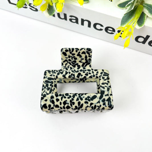 Square Patterned Claw Clip