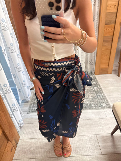Lets fall wrap skirt