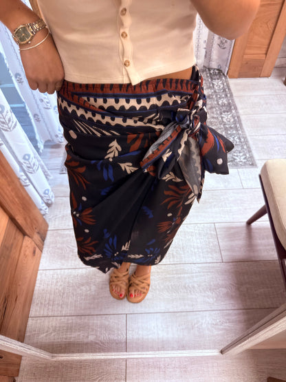 Lets fall wrap skirt